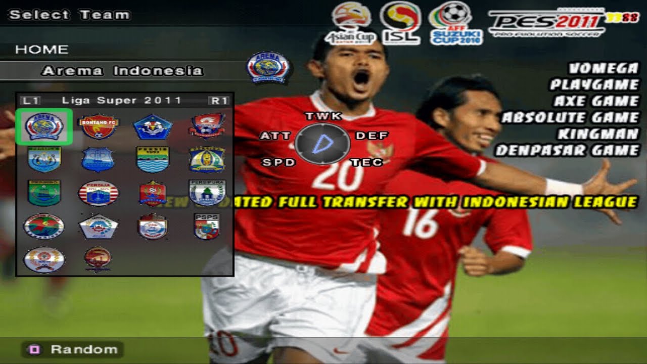 PES 2011 ISL + Asian cup + AFF 2010, 33.88 PS2 ISO
