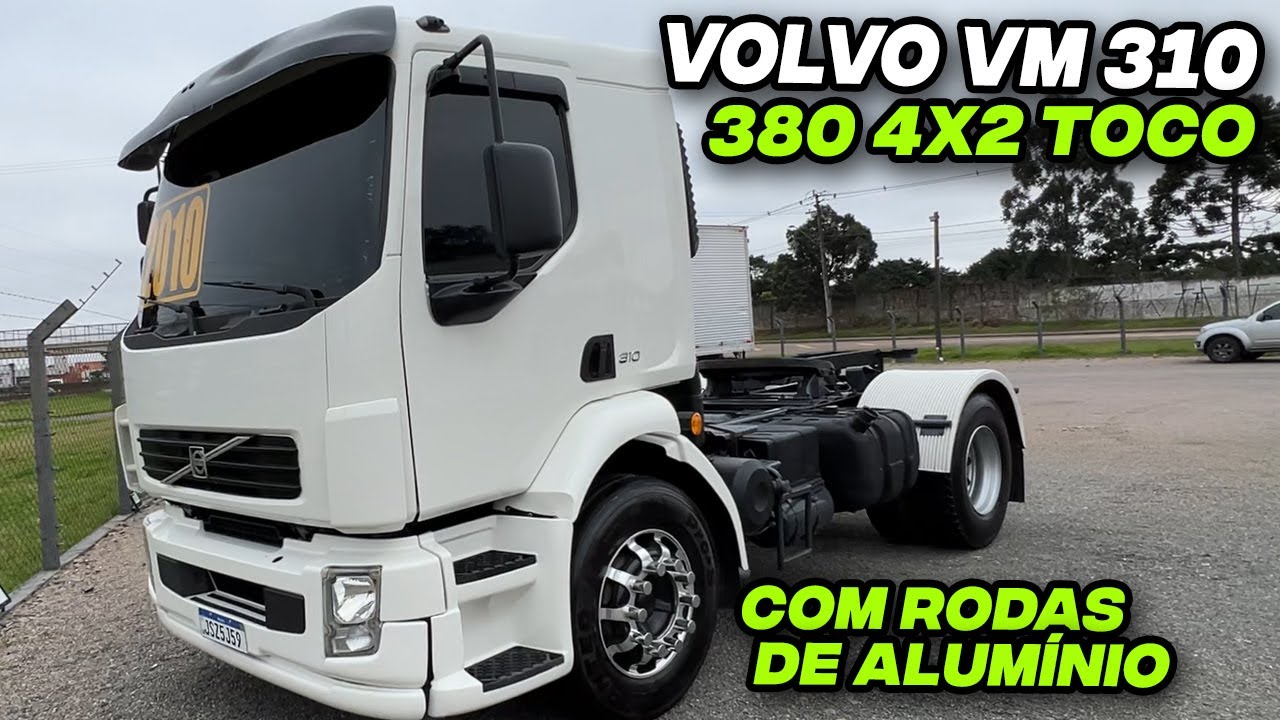 UM VOLVO VM310 BARATO DE BOA QUALIDADE! CAVALO 4X2 TOCO │ BAIXO KM │ BOM DE PNEUS │ INTERNA FEITA