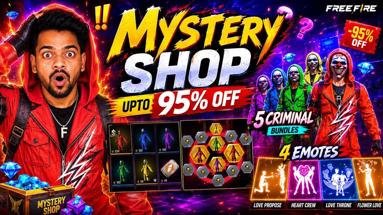 How To Get Free Criminal Bundle + Free Emote Upcoming Events 🎁😍 | Ff Upcoming Events🎁 | Free Fire🇮🇳