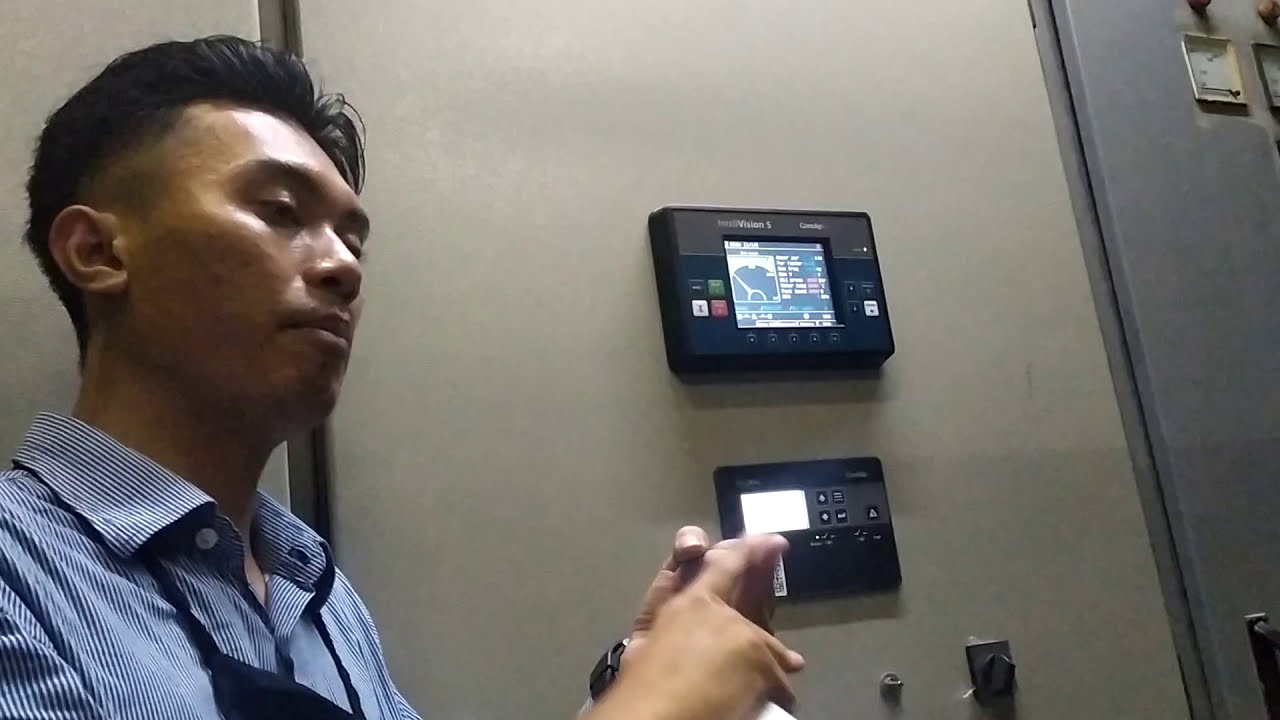Introduction Operations module ComAp inteliVision 5 generator set genset (part. 2)