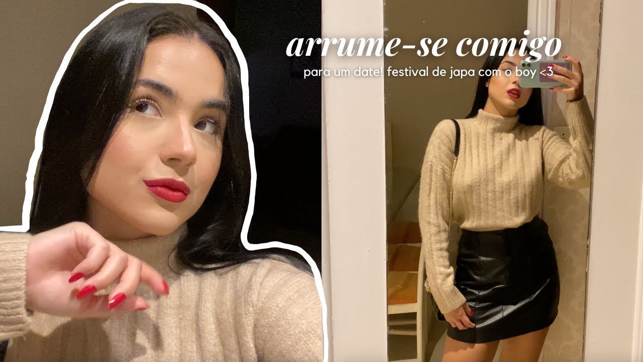 GRWM: arrume-se comigo para jantar com o boy!