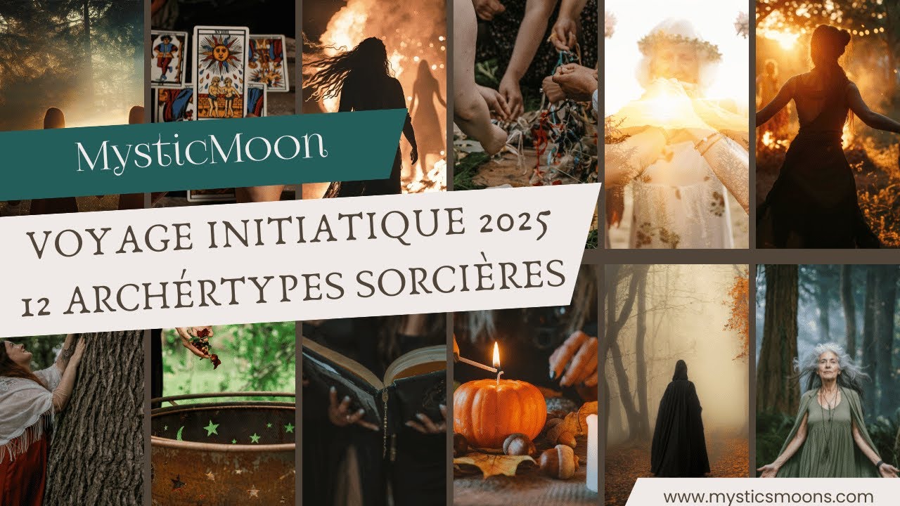 Voyage initiatique : 12 arch&eacute;types de la sorci&egrave;re
