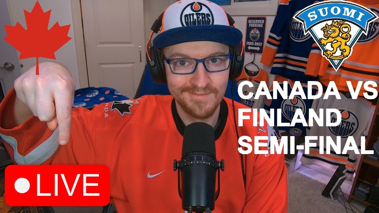 CANADA VS FINLAND LIVE | FAN REACTION & COMMENTARY
