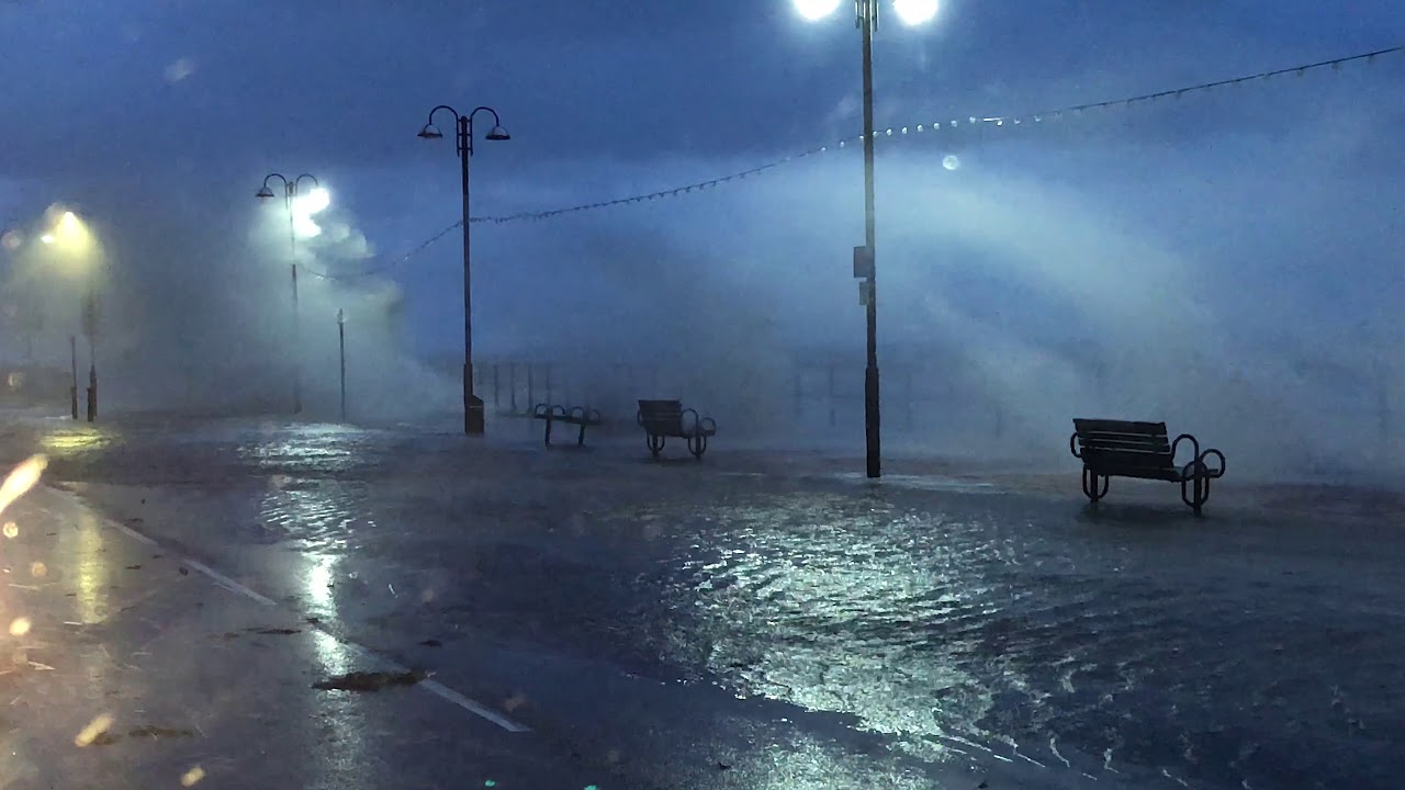 Cleethorpes storm, 17th March 2018