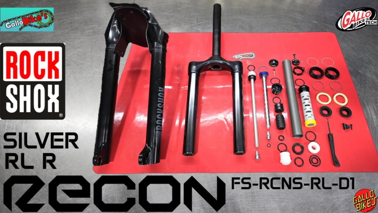 ROCKSHOX RECON SILVER RL R Mantenimiento Suspensión FS-RCNS-RL-D1 servicio horquilla Tijera bici MTB