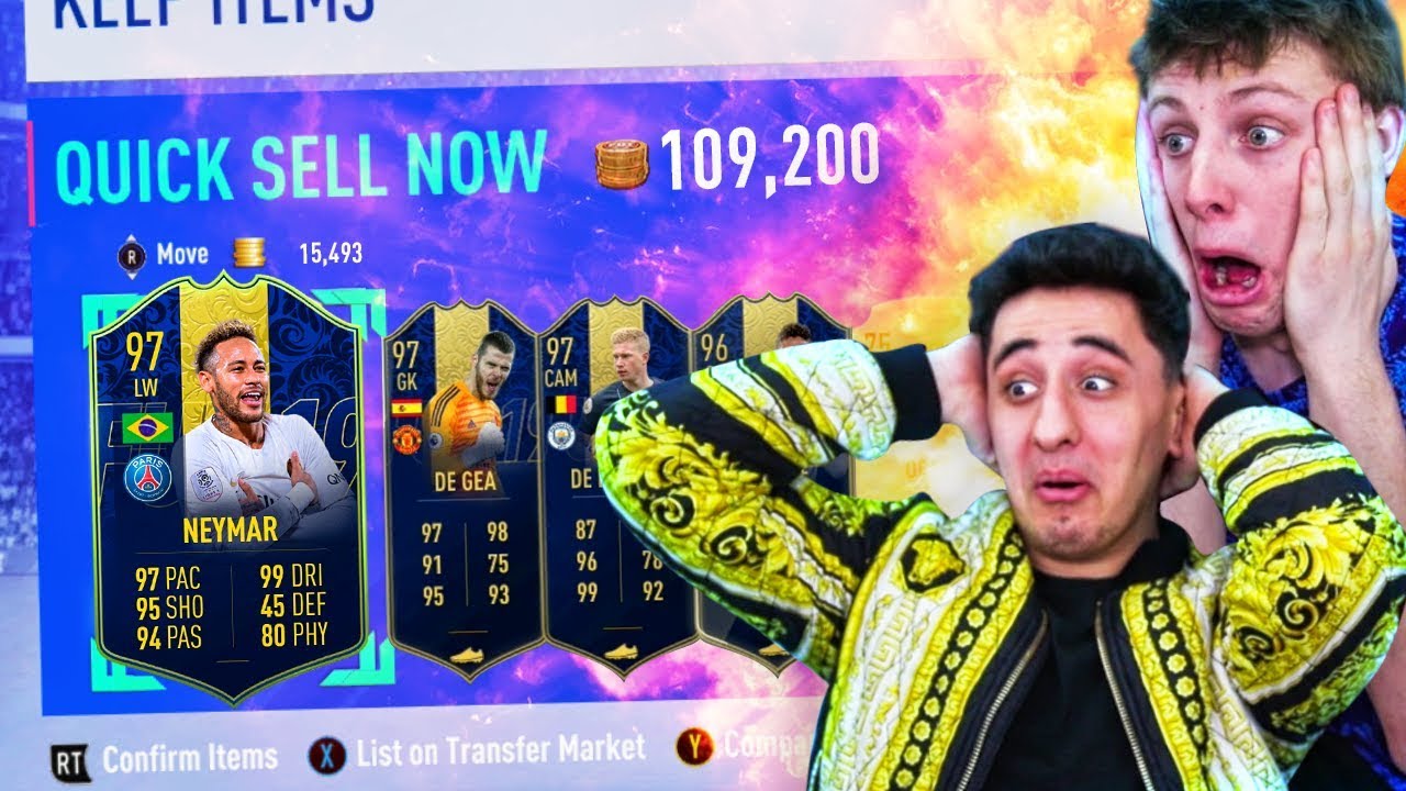 TOTY DISCARD CHALLENGES VS W2S!! (FIFA 19)