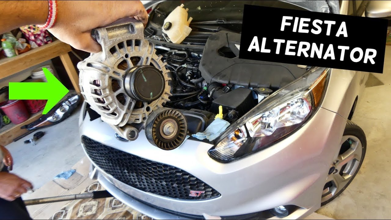 FORD FIESTA ALTERNATOR REPLACEMENT REMOVAL MK7 ST GENERATOR