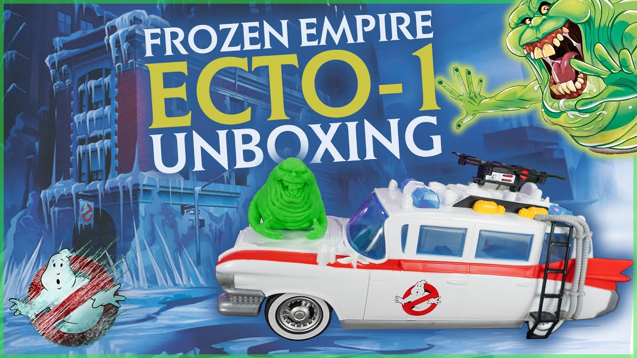 Ghostbusters: Frozen Empire Track & Trap Ecto-1 | TOY UNBOXING