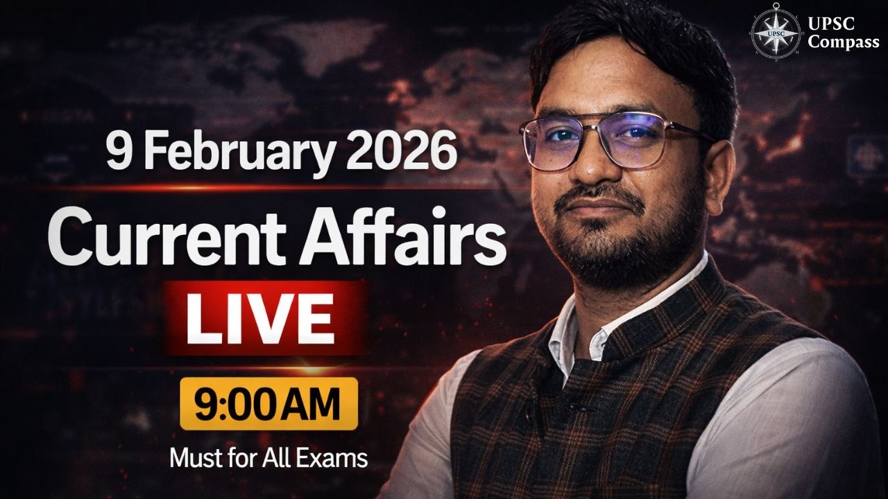 UPSC Current Affairs LIVE Class 2026 | Prelims & Mains Focused Analysis | Daily CA Strategy