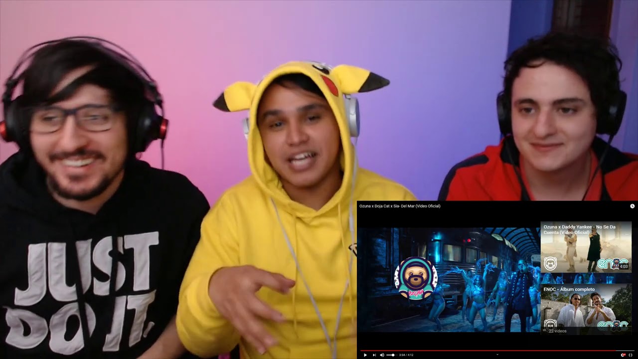 [Reacción] Ozuna x Doja Cat x Sia - Del Mar (Official Music Video) | ANYMAL LIVE 🔴