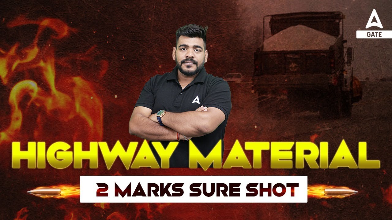 GATE 2023 Preparation | Highway Material Transportation Engineering | Pratik Mishra Sir