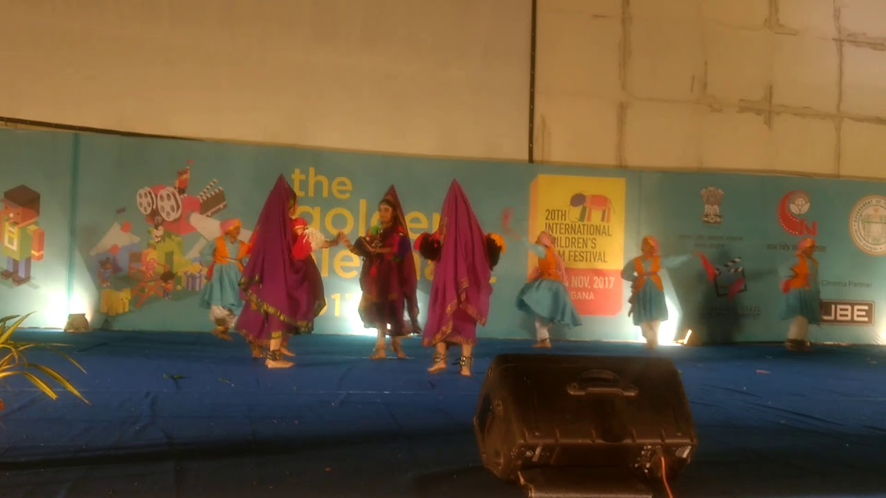 Mathuri dance by BVBPSJH students for 20th international children film festival