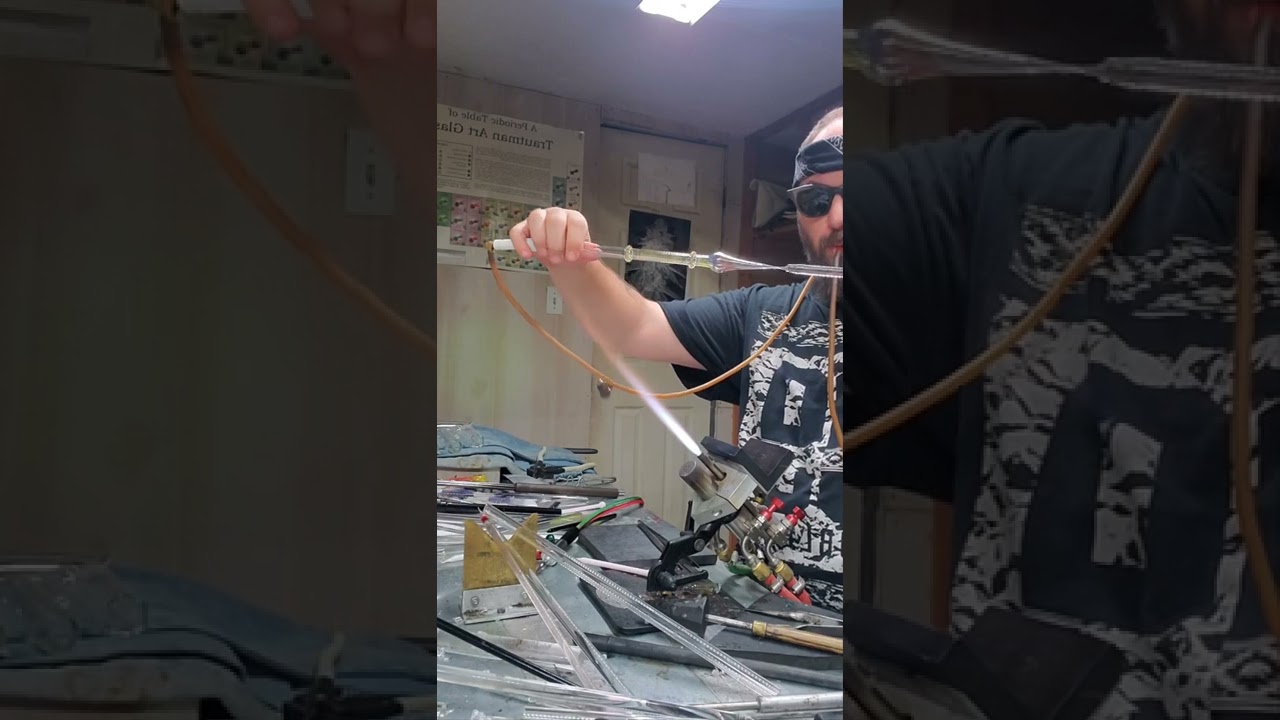 making a simple dab straw from borosilicate tube