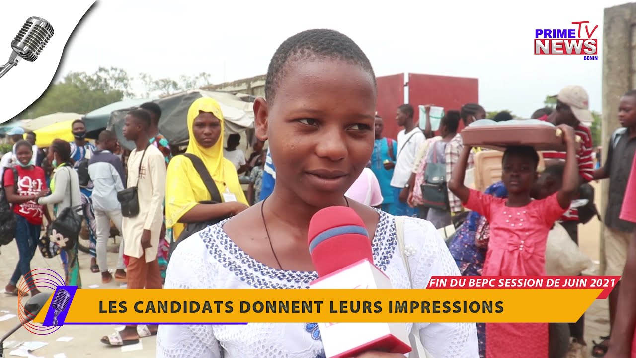 EXAMEN DU BEPC 2021: &Ccedil;'EN EST TERMINE ! UN OUF DE SOULAGEMENT POUR LES CANDIDATS