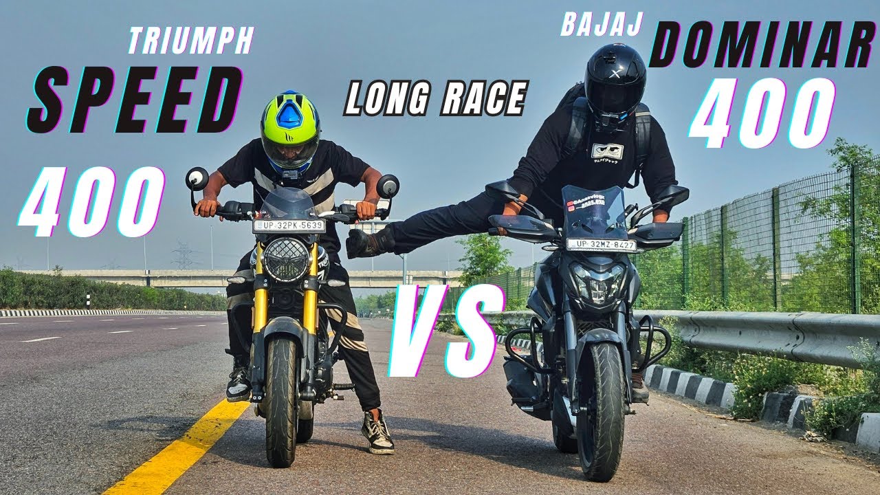 Triumph Speed 400 Vs Bajaj Dominar 400 Shocking Results | Long Race