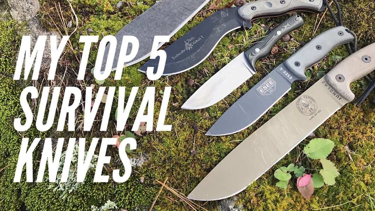My TOP 5 Survival Knives and Why I Chose Them: Knives & Tools for Wilderness Survival