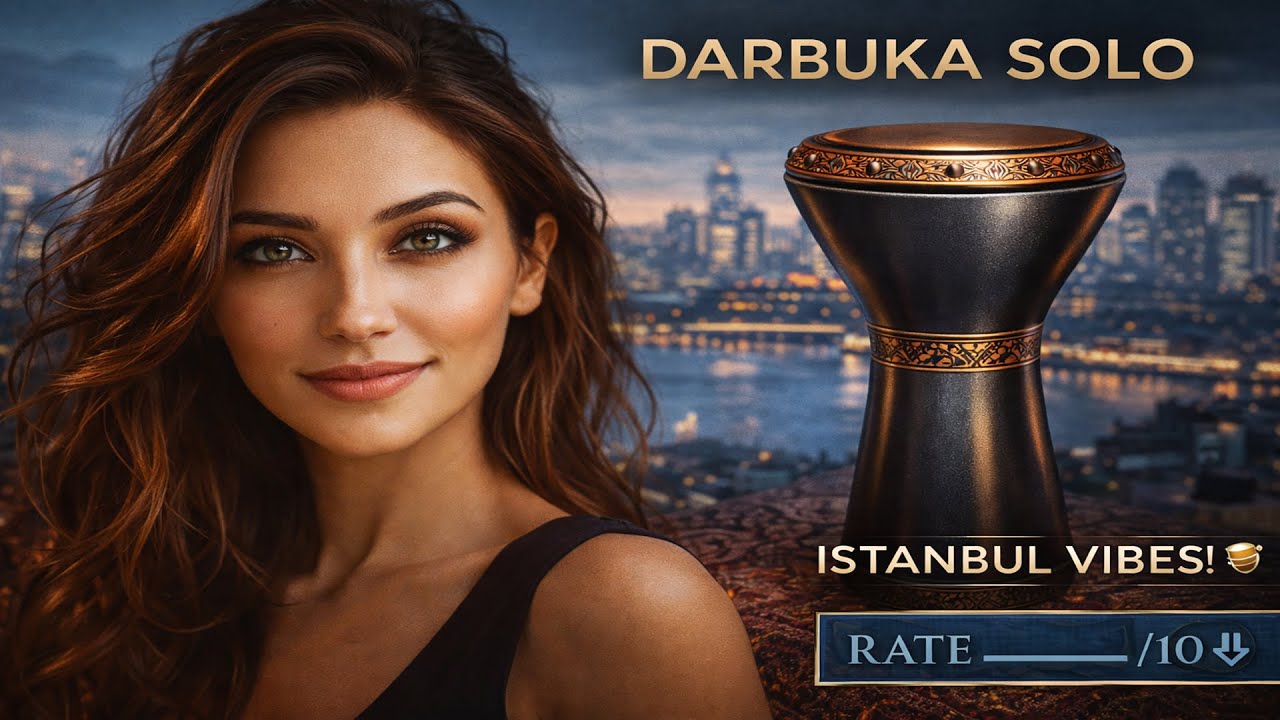 Darbuka Solo - Modern Istanbul! 🥁✨ (Urban Turkish Percussion!)