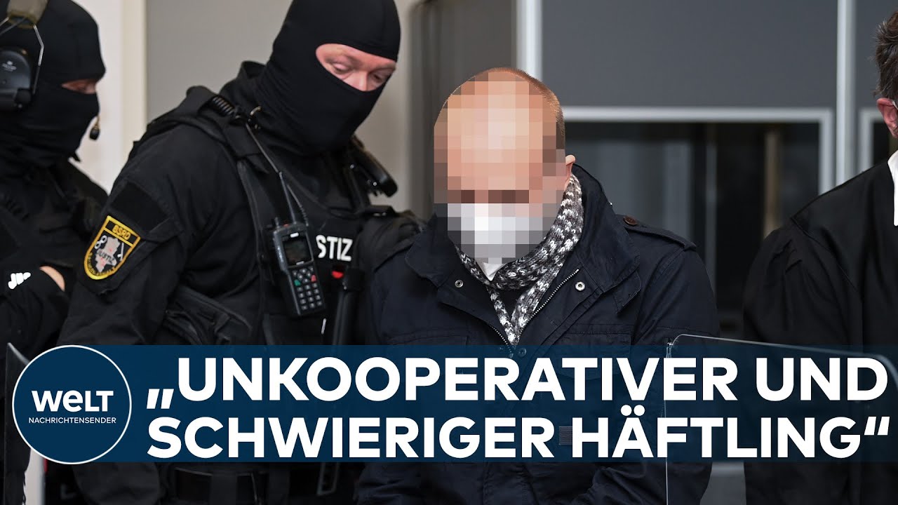 GEISELNAHME IN DER JVA: Halle-Attentäter versucht zum zweiten Mal auszubrechen