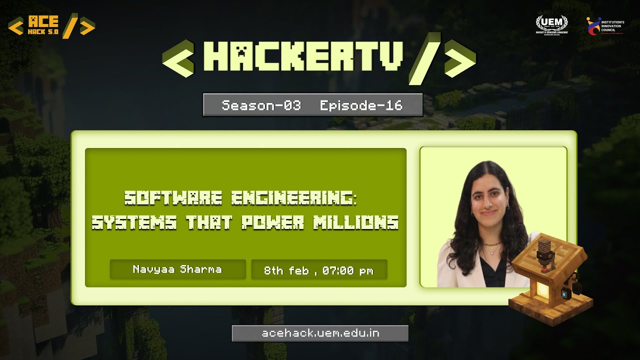 🚨 SOFTWARE ENGINEERING: SYSTEMS THAT POWER MILLIONS — HackerTV S3 EP 16 📡🔴