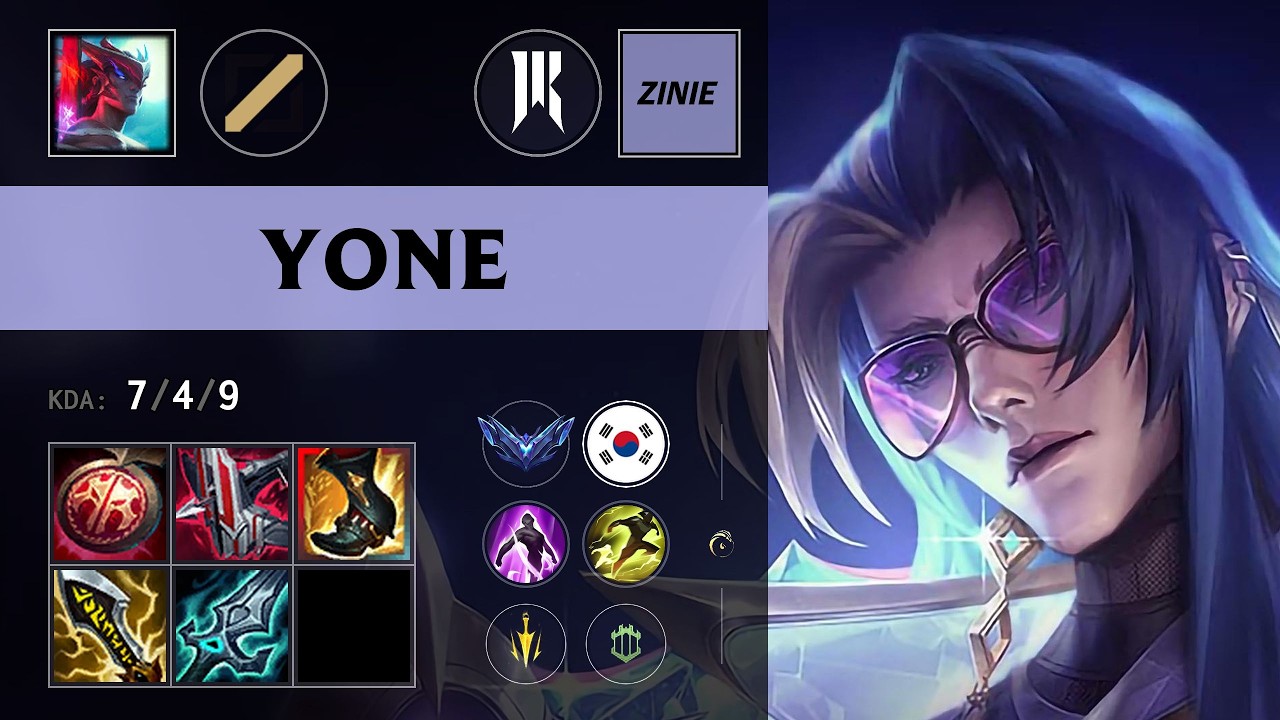 (SR Zinie) Yone Mid vs Vladimir - KR Diamond Patch 26.13