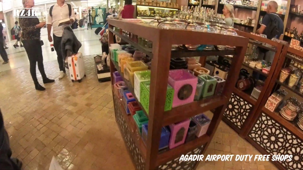 Agadir Airport Almassira  Duty Free Shops