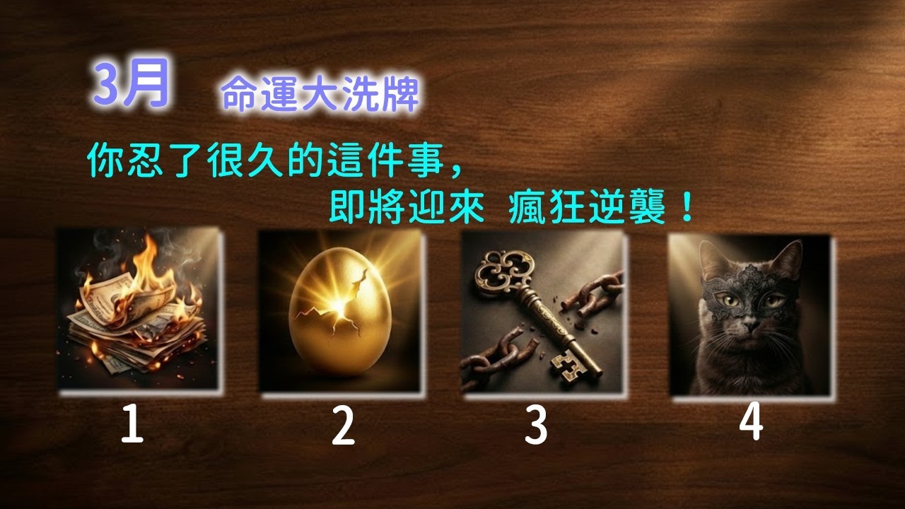 3月命運大洗牌：你忍了很久的這件事，即將迎來『瘋狂逆襲』！  #3月運勢