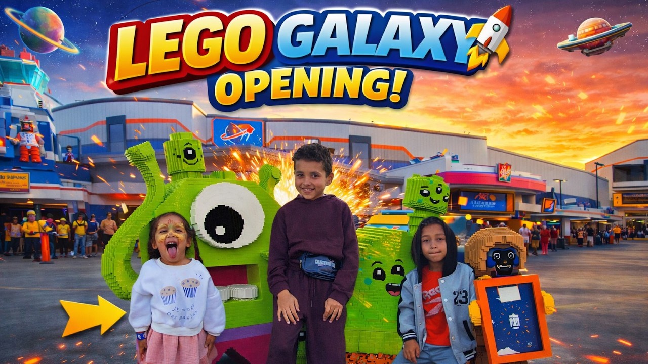 Предварительный показ Lego Galaxy в Леголенде | Видеоблог