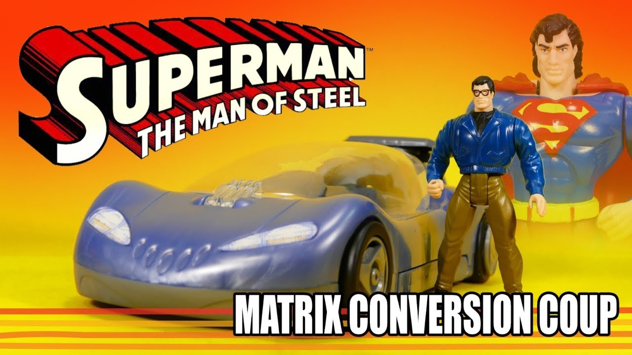 Kenner Superman Man of Steel Matrix Conversion Coupe Vintage Unboxing