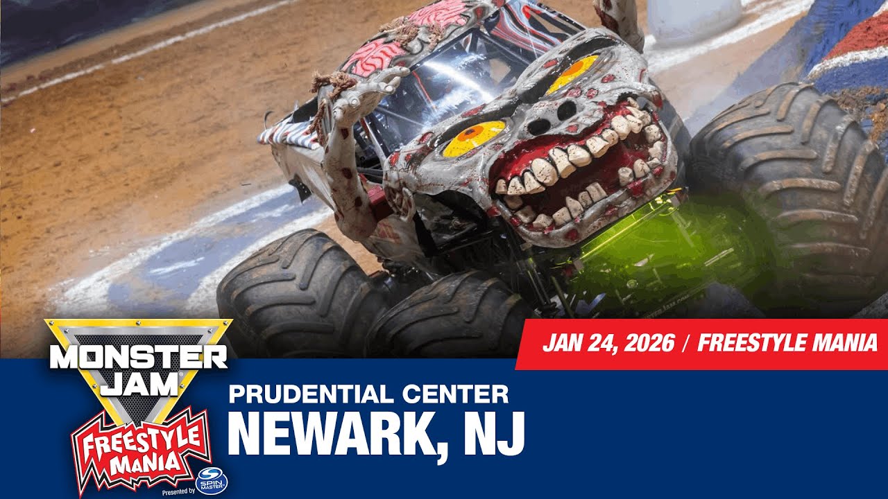 Monster Jam: Newark, NJ - 3 (Full Event) | Jan 24, 2026 | Freestyle Mania