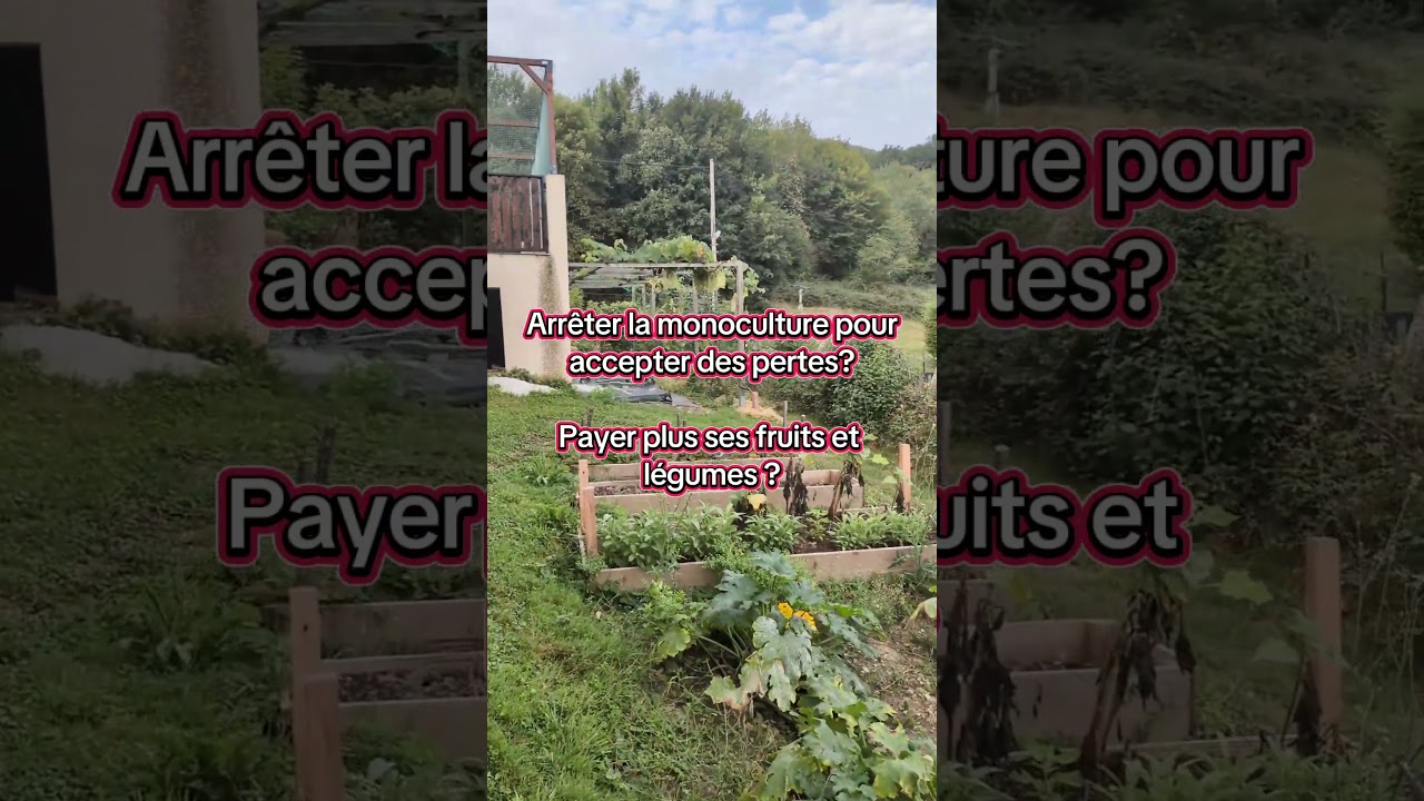 Coup de gueule : m&eacute;thode de culture sans traitement ☠️ #potager #verger #agriculture #jardin