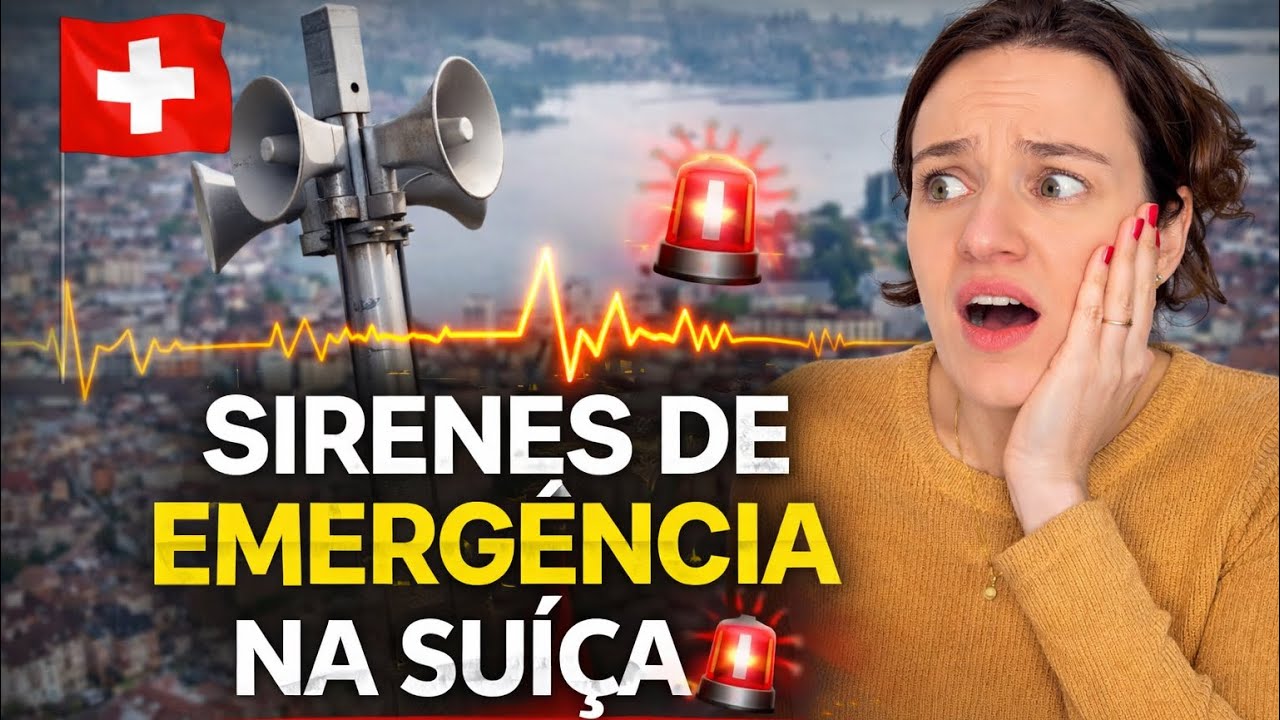 Teste de sirenes na Suíça: o que é, quando acontece e por que assusta tanto imigrantes
