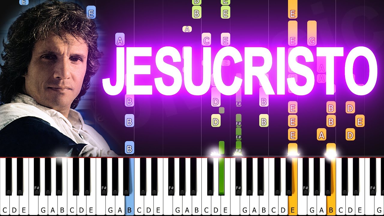 Roberto Carlos - Jesucristo | Synthesia Piano Tutorial