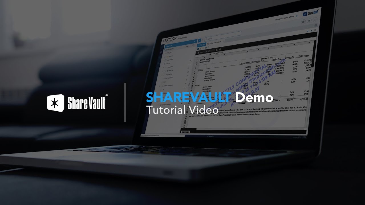 ShareVault Demo Video | Quick Tour