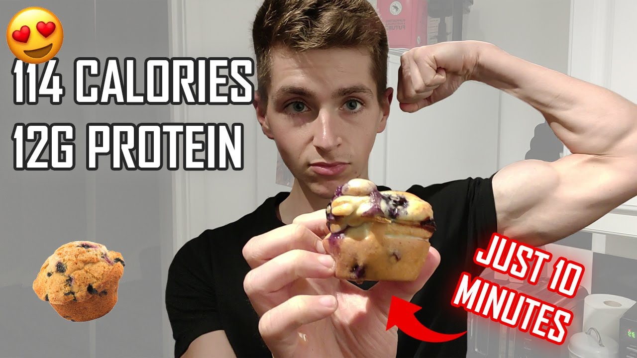Low Calorie Blueberry Muffins (EASY MEAL PREP) | The BEST Anabolic High Protein Breakfast Recipe