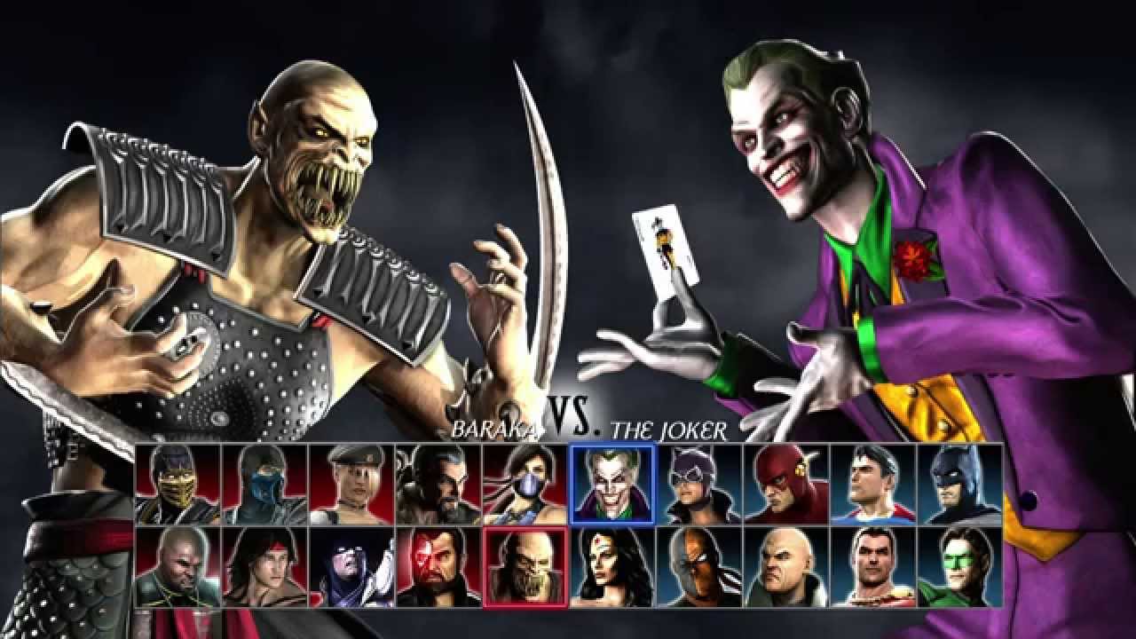 Mortal Kombat vs DC Universe - 2-player gameplay (part 1)