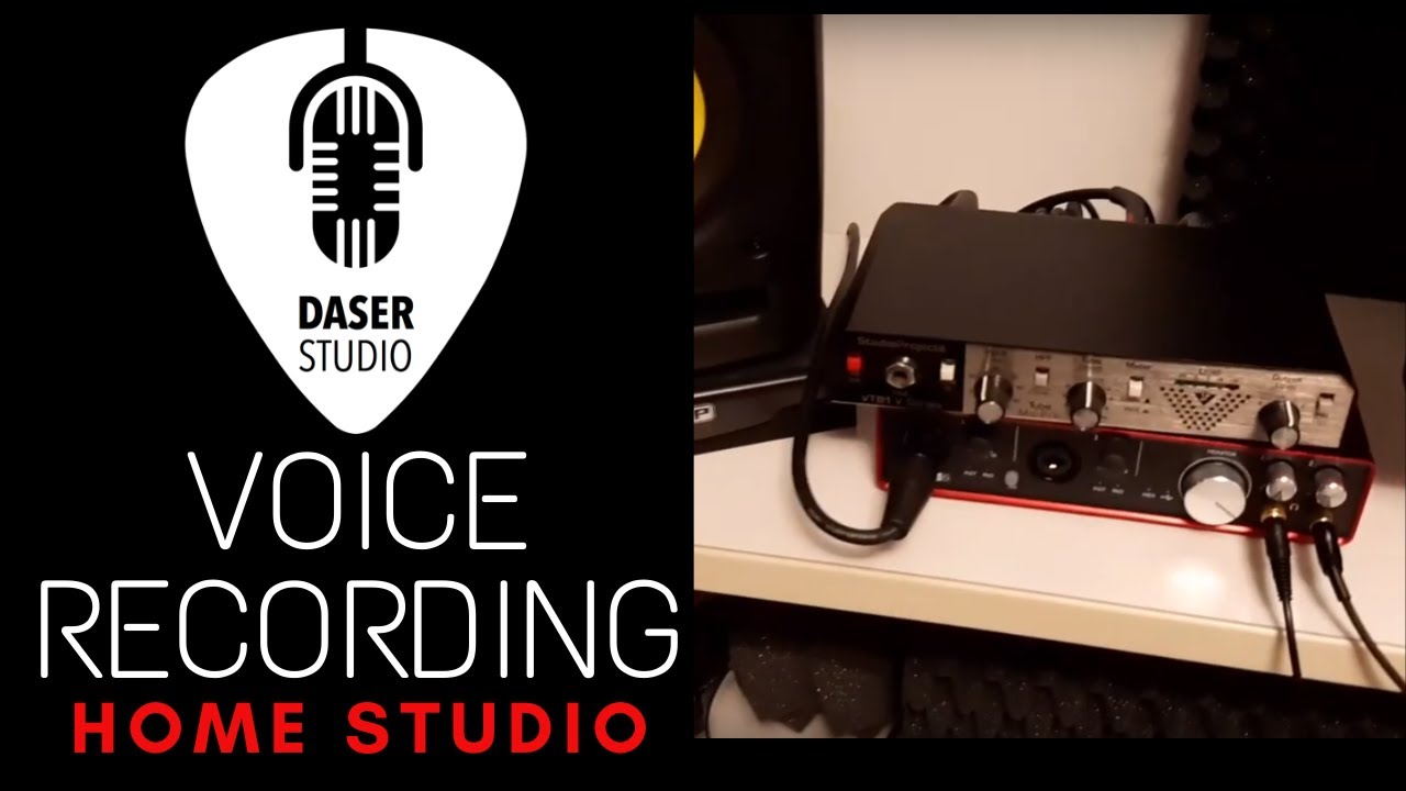 VOICE RECORDING - Autonomia del cantante in home studio | by Daser Studio