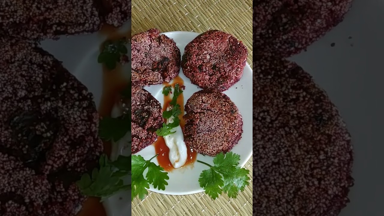 Beetroot cutlet 