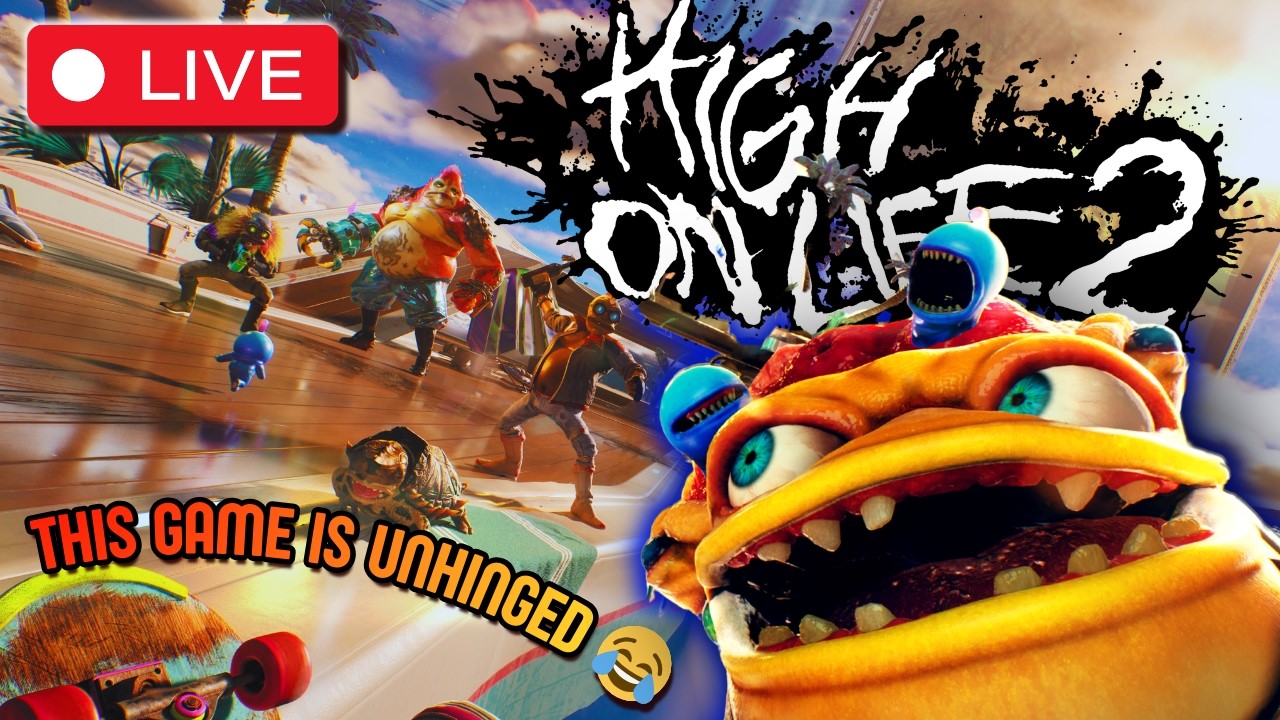 HIGH ON LIFE 2 Gameplay LIVE – Talking Guns, Alien Chaos & First Playthrough!