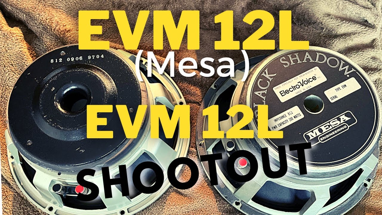 EVM 12L vs EVM 12L Black Shadow (Mesa)-playthrough Friedman amps