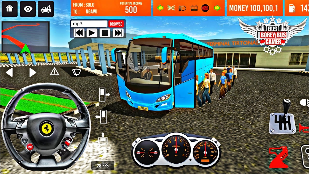 Indonesia Coach bus driving | Euro bus simulator ultimate 2025 Android gameplay