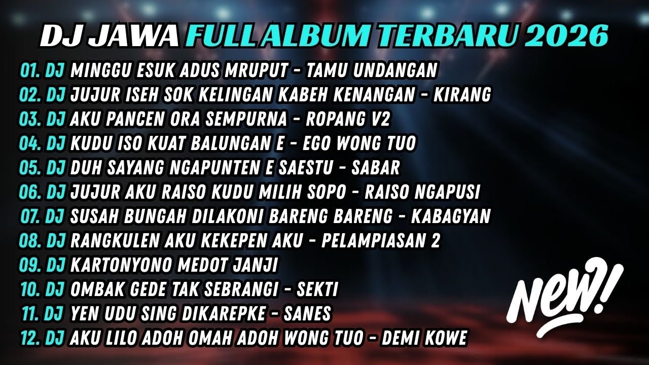 DJ TAMU UNDANGAN - DJ MINGGU ESUK ADUS MRUPUT - DJ JAWA VIRAL TIKTOK 2026