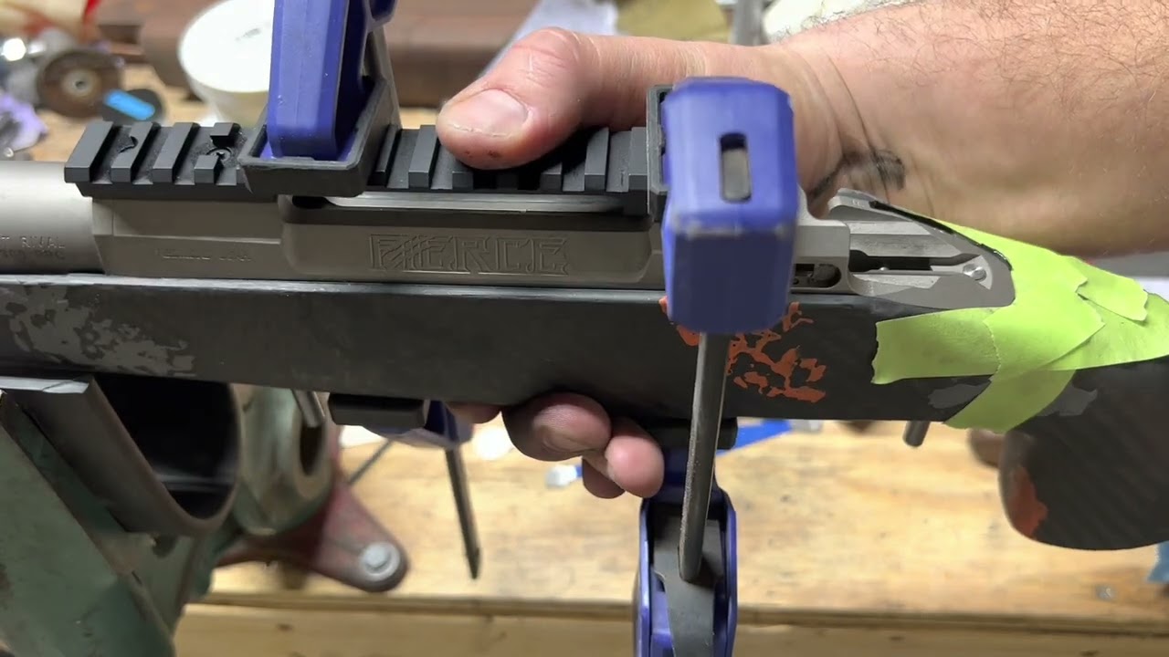 Pillar Bedding A Rifle Stock