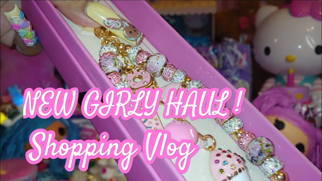 NEW HAUL/SHOPPING VLOG & SWEET ADVENTURES!#vlog#shoppingvlog#new#sweet#haul#girlycontent#colorful