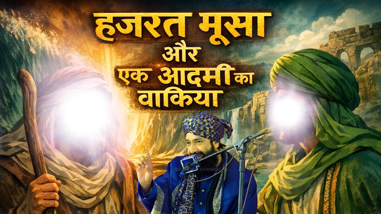 हज़रत मूसा और एक आदमी का वाकिया ~ Mufti Hammad Raza Muradabadi ~ Mufti Hammad Raza ki takrir 2026