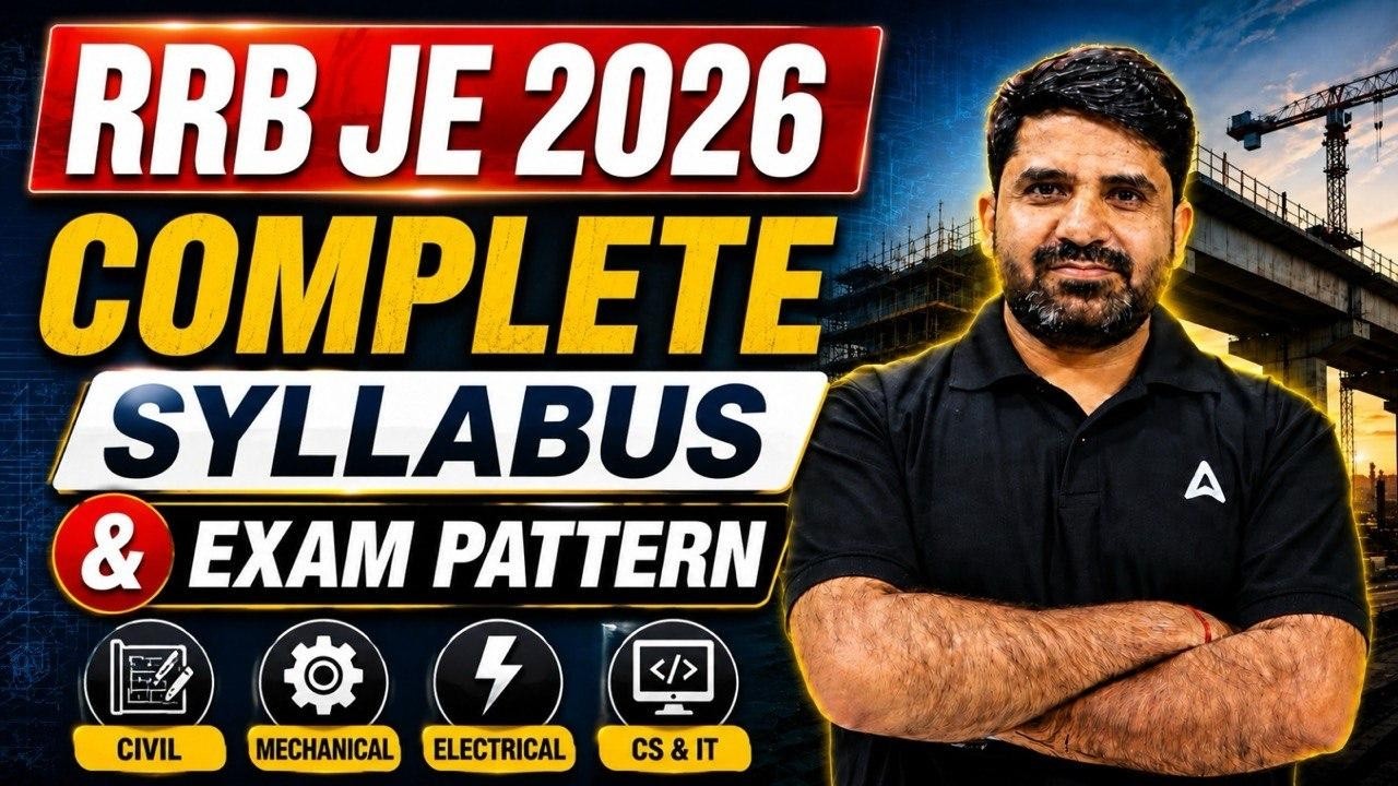 RRB JE 2026 Syllabus & Exam Pattern | Civil, Mechanical, Electrical | By Pramod Agrahari
