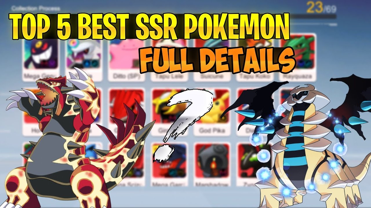 TOP 5 BEST SSR POKEMON IN POKEVERSE WORLD GAME 😱|| Best Free SSR Pokemon Kon Konse He Dekhlo Bhailog