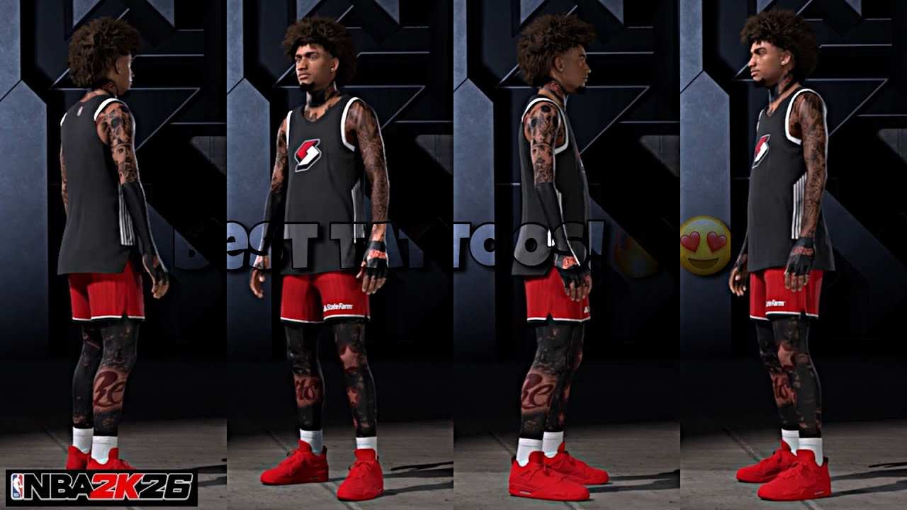 NBA 2K26 Best Tattoo Tutorial!🔥 **TryHard Look**