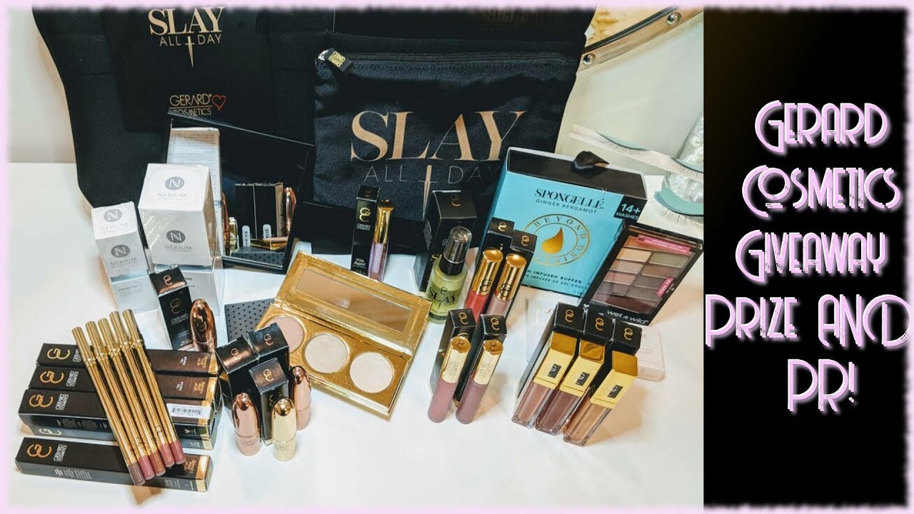 GERARD COSMETICS PRIZES AND PR || THANK YOU JEN GERARD!