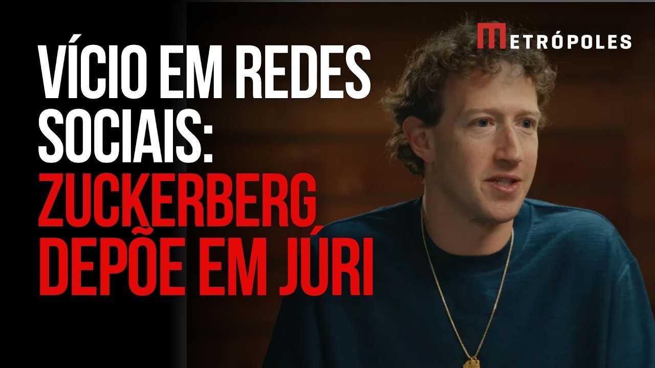 Zuckerberg é ouvido por júri que avalia vício em redes sociais