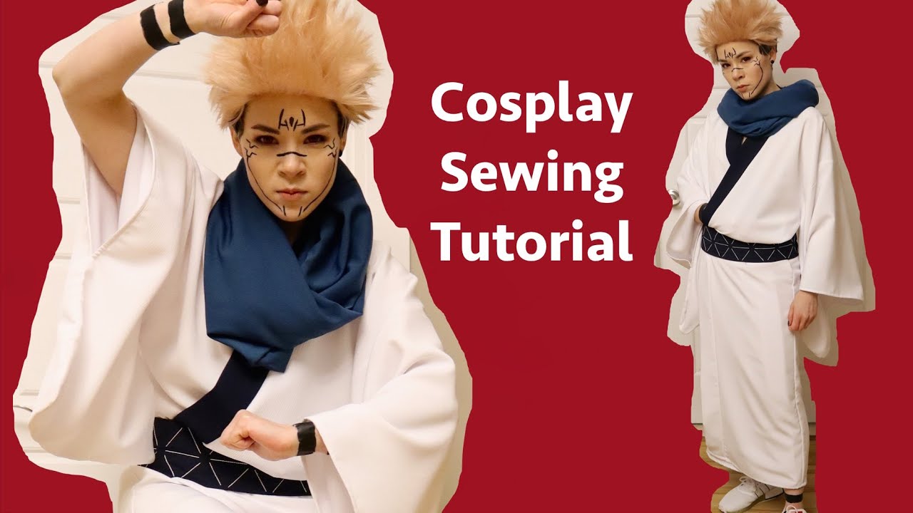 Sukuna Cosplay Tutorial FULL Sewing Steps Jujutsu Kaisen
